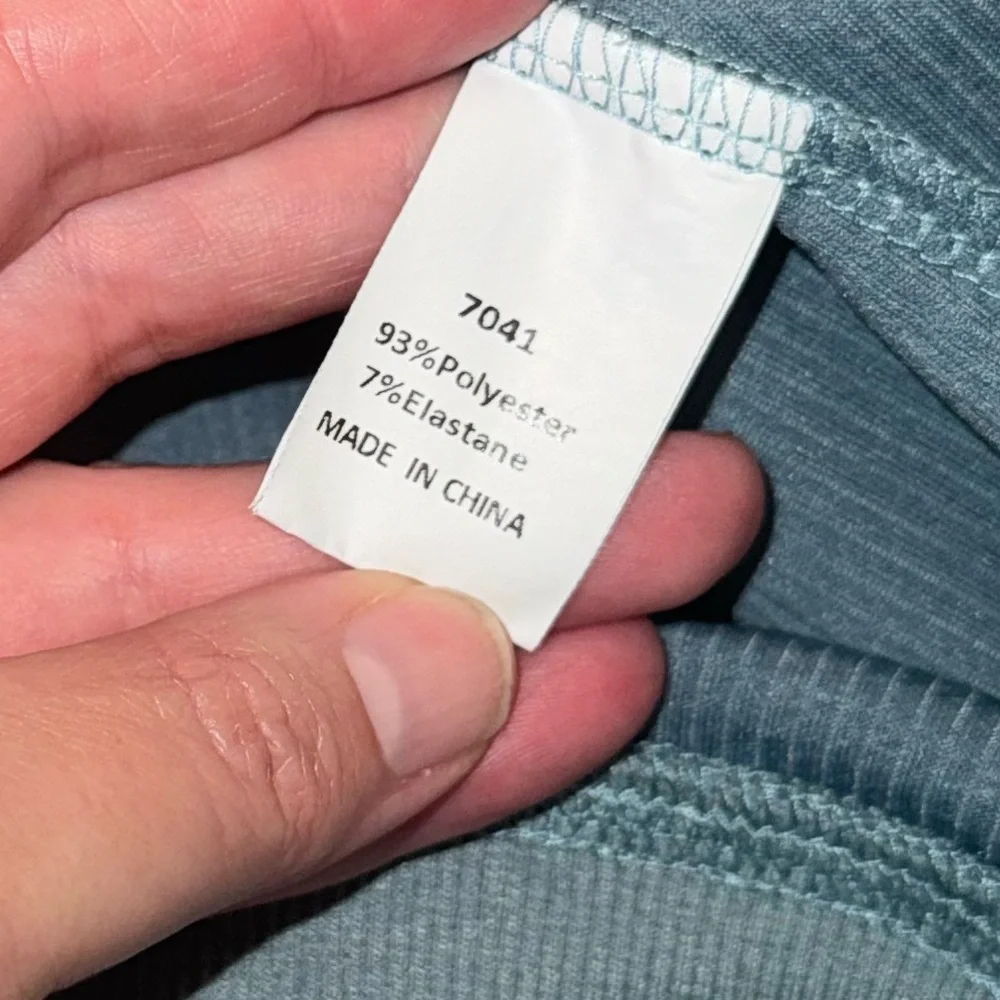 Women's Teal Button-Up Ribbed Hoodie sz M - Picture 8 of 8